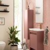 Highboard Avio mauve B/H/T: ca. 30,2x106,1x23,4 cm – Bild 3