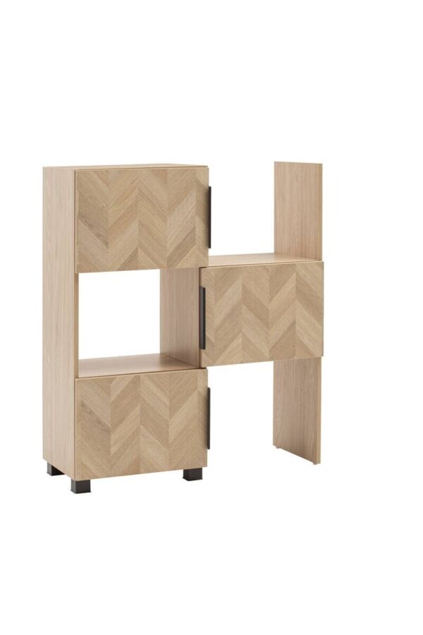 Regal Piazza Eiche Nachbildung B/H/T: ca. 78x101,6x34,7 cm Regal Piazza Eiche Nachbildung B/H/T: ca. 78x101,6x34,7 cm – Bild 3