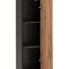 Highboard Tonder Eiche Nachbildung mattschwarz B/H/T: ca. 30,2x106,1x23,4 cm – Bild 3