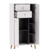 Highboard Bjarne weiß B/H/T: ca. 60,2x103,4x33,05 cm Highboard Bjarne weiß B/H/T: ca. 60,2x103,4x33,05 cm – Bild 3