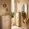 Highboard Flora Eiche B/H/T: ca. 60,2x104,4x33,05 cm Highboard Flora Eiche B/H/T: ca. 60,2x104,4x33,05 cm – Bild 3