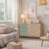 Sideboard Visby Pistazie Eiche Nachbildung B/H/T: ca. 109x63,9x33,05 cm – Bild 2