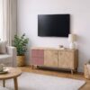 Lowboard Visby Eiche Nachbildung mauve B/H/T: ca. 109x44,1x33,05 cm – Bild 3