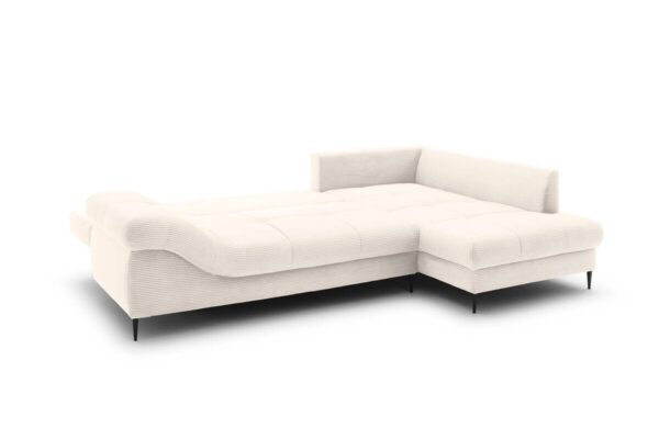 Ecksofa mit Bettfunktion und Bettkasten natur Polyester B/H/T: ca. 191x92x106 cm Ecksofa mit Bettfunktion und Bettkasten natur Polyester B/H/T: ca. 191x92x106 cm – Bild 2