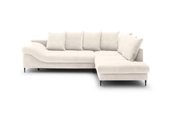Ecksofa mit Bettfunktion und Bettkasten natur Polyester B/H/T: ca. 191x92x106 cm Ecksofa mit Bettfunktion und Bettkasten natur Polyester B/H/T: ca. 191x92x106 cm – Bild 3