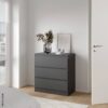 Kommode Mara anthrazit matt B/H/T: ca. 77x80,5x42 cm – Bild 2