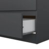 Kommode Mara anthrazit matt B/H/T: ca. 77x80,5x42 cm – Bild 3