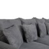 Ecksofa mit Bettfunktion und Bettkasten grau Microfaser B/H/T: ca. 293x96x178 cm Ecksofa mit Bettfunktion und Bettkasten grau Microfaser B/H/T: ca. 293x96x178 cm – Bild 4