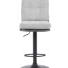 Barhocker Vila grau anthrazit Microfaser Webstoff B/H/T: ca. 43x99x59 cm – Bild 2