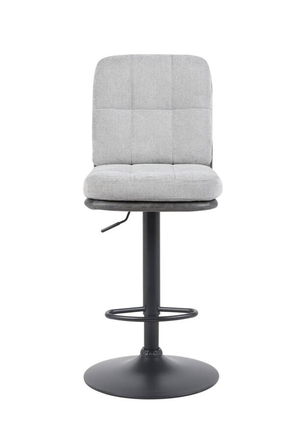 Barhocker Vila grau anthrazit Microfaser Webstoff B/H/T: ca. 43x99x59 cm – Bild 2