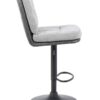 Barhocker Vila grau anthrazit Microfaser Webstoff B/H/T: ca. 43x99x59 cm – Bild 3