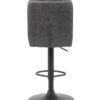 Barhocker Vila grau anthrazit Microfaser Webstoff B/H/T: ca. 43x99x59 cm – Bild 4
