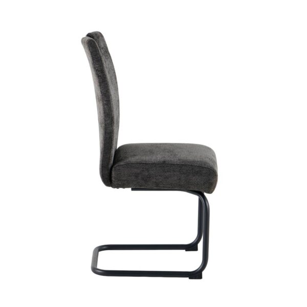 Schwingstuhl Pisa anthrazit Webstoff B/H/T: ca. 43x95x60 cm Schwingstuhl Pisa anthrazit Webstoff B/H/T: ca. 43x95x60 cm – Bild 2