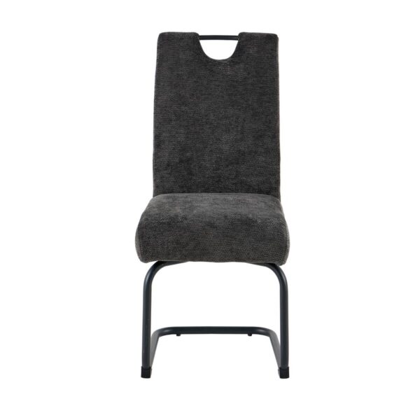 Schwingstuhl Pisa anthrazit Webstoff B/H/T: ca. 43x95x60 cm Schwingstuhl Pisa anthrazit Webstoff B/H/T: ca. 43x95x60 cm – Bild 3