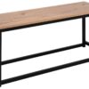 Tischgruppe Augsburg Eiche Artisan Nachbildung schwarz MDF B/H/T: ca. 120x75x80 cm – Bild 4