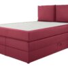 Boxspringbett Lissy burgund rot Liegefläche B/L: ca. 140x200 cm – Bild 3