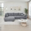 Ecksofa stone Microfaser B/H/T: ca. 318x92x227 cm – Bild 3