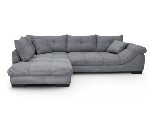 Ecksofa stone Microfaser B/H/T: ca. 318x92x227 cm – Bild 4