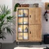 Highboard Kali latte Mango B/H/T: ca. 100x145x40 cm – Bild 2