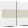 Schwebetürenschrank Neo Alpinweiß B/H/T: ca. 261x210x59 cm – Bild 3