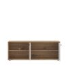 TV-Lowboard WILMA Eiche Artisan Nachbildung weiß B/H/T: ca. 140x50x40 cm TV-Lowboard WILMA Eiche Artisan Nachbildung weiß B/H/T: ca. 140x50x40 cm – Bild 2