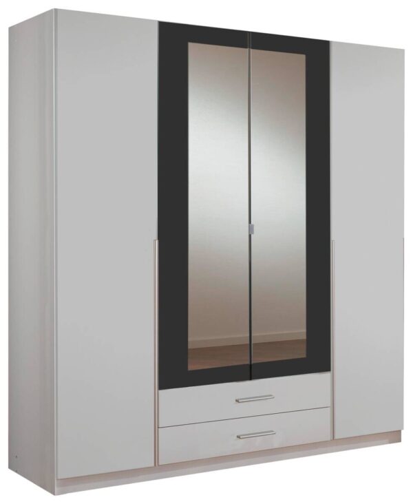 Kleiderschrank Skate weiß B/H/T: ca. 179x197x58 cm – Bild 2