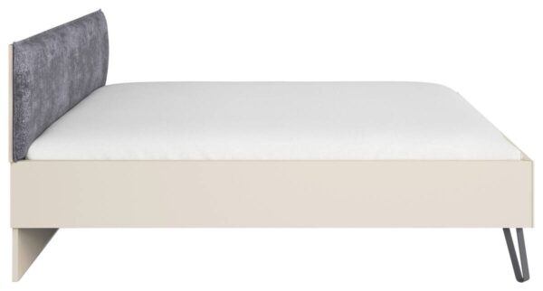 Bett Briona champagner B/H/T: ca. 196x97x209 cm Liegefläche B/L: ca. 180x200 cm – Bild 5