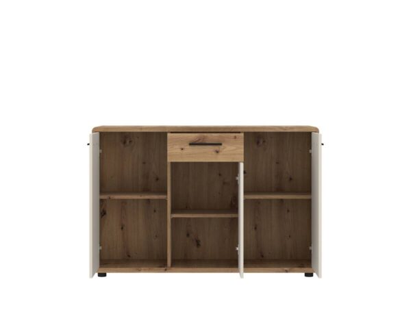Kommode Fontana Plus Eiche Artisan Nachbildung Kaschmir B/H/T: ca. 132x87x40 cm – Bild 2