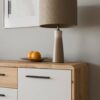 Kommode Fontana Plus Eiche Artisan Nachbildung Kaschmir B/H/T: ca. 132x87x40 cm – Bild 3