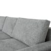 Wohnlandschaft grau Microfaser B/H/T: ca. 312x90x169 cm – Bild 4