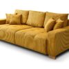 Big Sofa senf Microfaser B/H/T: ca. 248x80x114 cm Big Sofa senf Microfaser B/H/T: ca. 248x80x114 cm – Bild 3