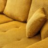 Big Sofa senf Microfaser B/H/T: ca. 248x80x114 cm Big Sofa senf Microfaser B/H/T: ca. 248x80x114 cm – Bild 4