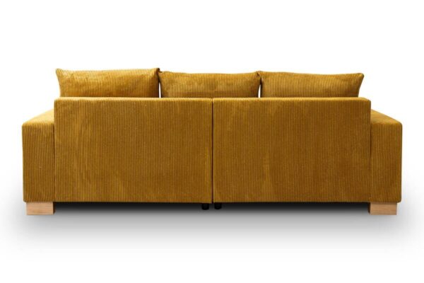 Big Sofa senf Microfaser B/H/T: ca. 248x80x114 cm Big Sofa senf Microfaser B/H/T: ca. 248x80x114 cm – Bild 5