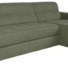 Ecksofa mit Bettfunktion grün Flachgewebe B/H/T: ca. 267x93x163 cm – Bild 3