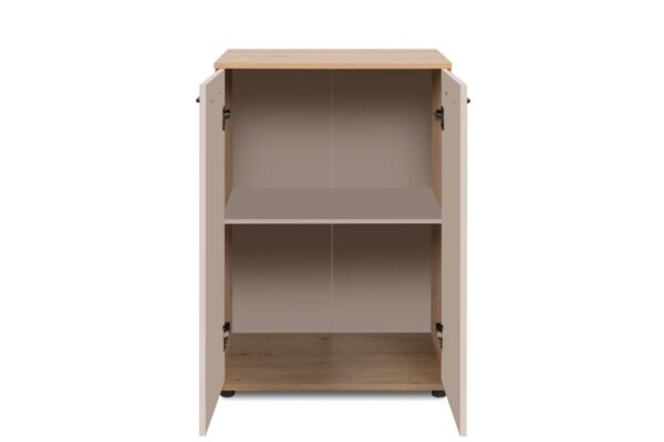 Kommode Kerry 01B Eiche Artisan Nachbildung Kaschmir B/H/T: ca. 60x85x35 cm – Bild 3