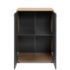 Kommode Kerry 01B Eiche Artisan Nachbildung anthrazit B/H/T: ca. 60x85x35 cm – Bild 2