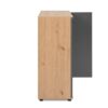 Kommode Kerry 01B Eiche Artisan Nachbildung anthrazit B/H/T: ca. 60x85x35 cm – Bild 3