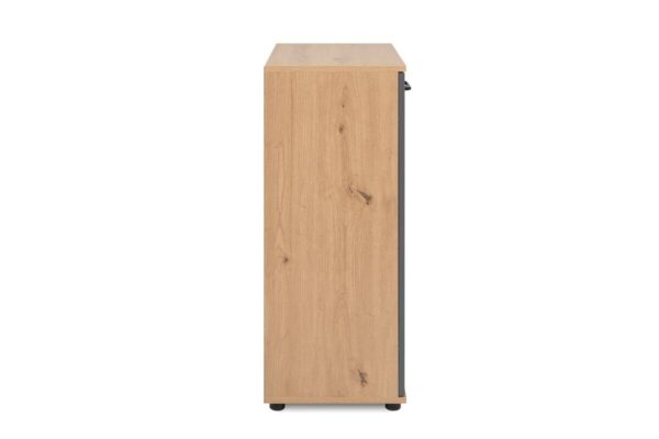 Kommode Kerry 01B Eiche Artisan Nachbildung anthrazit B/H/T: ca. 60x85x35 cm – Bild 5