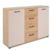 Kommode Kerry 01C Eiche Artisan Nachbildung Kaschmir B/H/T: ca. 120x85x35 cm – Bild 3
