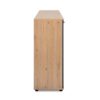 Kommode Kerry 01C Eiche Artisan Nachbildung anthrazit B/H/T: ca. 120x85x35 cm – Bild 4