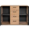 Kommode Kerry 01C Eiche Artisan Nachbildung anthrazit B/H/T: ca. 120x85x35 cm – Bild 5