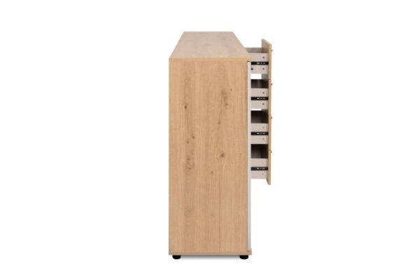 Kommode Kerry 51B Eiche Artisan Nachbildung Kaschmir B/H/T: ca. 160x85x35 cm – Bild 5