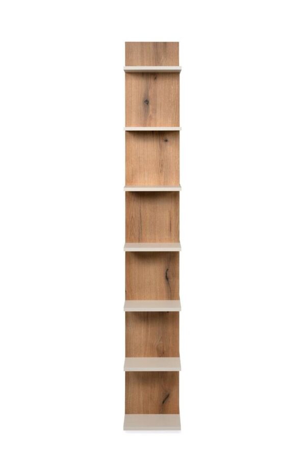 Regal Navas 20A Eiche Artisan Nachbildung Kaschmir B/H/T: ca. 80x173x25 cm Regal Navas 20A Eiche Artisan Nachbildung Kaschmir B/H/T: ca. 80x173x25 cm – Bild 3