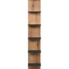 Regal Navas 20A Eiche Artisan Nachbildung anthrazit B/H/T: ca. 80x173x25 cm – Bild 3