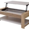 Couchtisch Felix Eiche Artisan Nachbildung Kaschmir B/H/T: ca. 110x42,5x60,2 cm – Bild 2