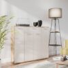 Kommode Eiche Artisan Nachbildung Eiche Kaschmirgrau Nachbildung B/H/T: ca. 139x121x35 cm Kommode Eiche Artisan Nachbildung Eiche Kaschmirgrau Nachbildung B/H/T: ca. 139x121x35 cm – Bild 2