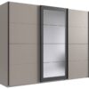 Schwebetürenschrank Rinteln Sahara grau B/H/T: ca. 270x208x65 cm – Bild 4