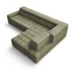 Ecksofa mit Bettfunktion grün Flachgewebe B/T: ca. 300x210 cm – Bild 2