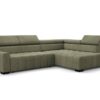 Ecksofa mit Bettfunktion grün Flachgewebe B/T: ca. 300x210 cm – Bild 3