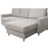 Ecksofa mit Bettfunktion und Bettkasten grau Microfaser B/H/T: ca. 228x92x163 cm – Bild 4